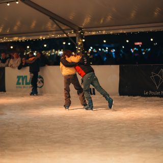 Patinoire marché de noel